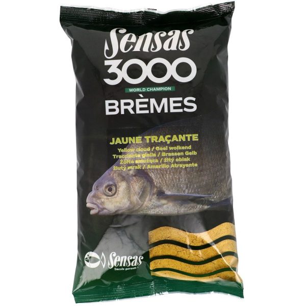 Sensas 3000 Bremes Jaune Tracante Sárga Dévér Etetőanyag 1Kg