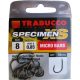 Trabucco XS Specimen 16 Füles, Szakállas Horog 15db