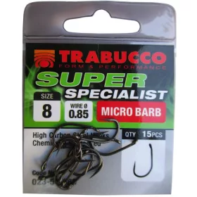 Trabucco Super Specialist 12 Füles. Szakállas Horog 15db