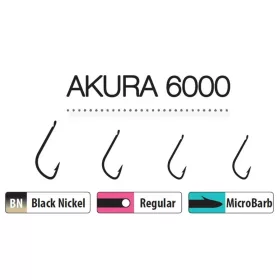 Trabucco Akura 6000 10 Lapkás, Szakállas Horog 15db