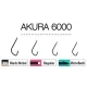 Trabucco Akura 6000 12 Lapkás, Szakállas Horog 15db