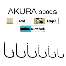 Trabucco Akura 3000G 10 Lapkás, Szakállas Horog 15db