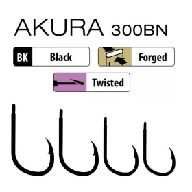Trabucco Akura 300 BN 06 Lapkás, Szakállas Horog 10db