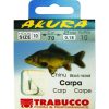 Trabucco Akura Carp 01 Lapkás, Szakállas Monofil Előkötött Horog 10db