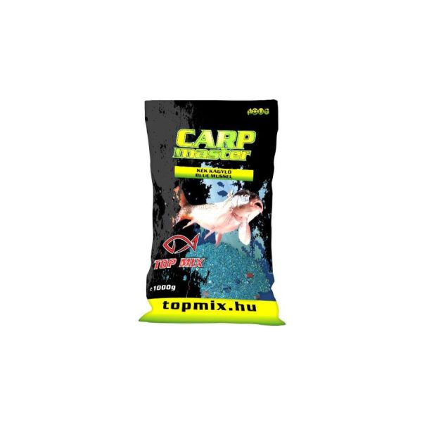 Top Mix Carp Master Kék kagylós, Halliszt mentes, Feeder horgászat, 1kg - Csalizás, etetés|Etetőanyagok