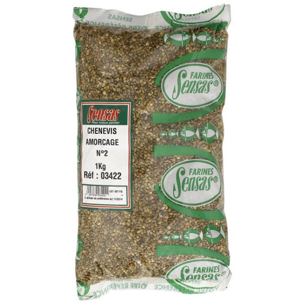 Sensas Hemp Dry Seeds N2 Kendermag 1kg