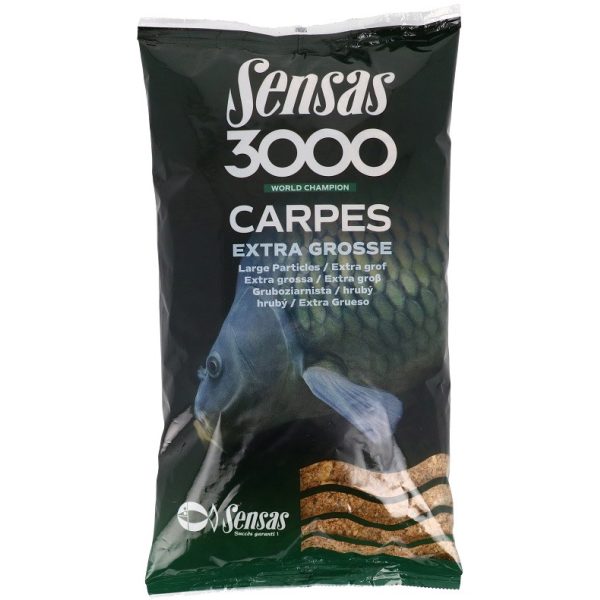 Sensas 3000 Carpes Extra Gros Ponty Durva Etetőanyag 1kg