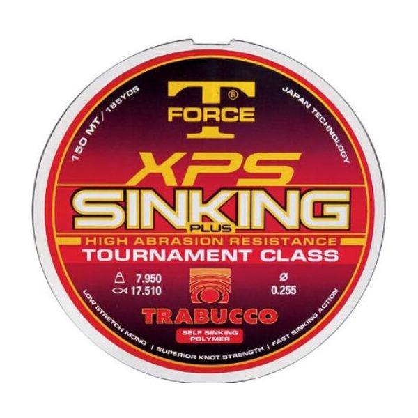 Trabucco T-Force XPS Sinking Plus 150m, 0,14mm Monofil Főzsinór