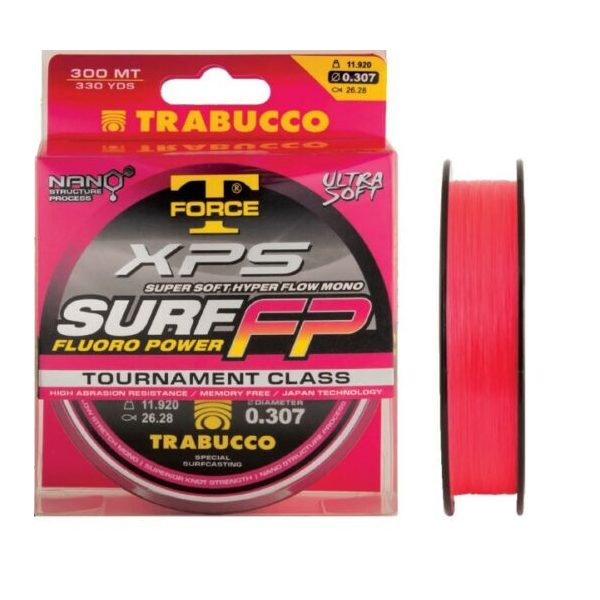 Trabucco T-Force XPS Surf Fluoro Power 300m 0,25mm Monofil Főzsinór