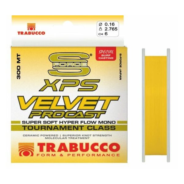 Trabucco S-Force XPS Velvet Pro Cast 300m 0,20mm Monofil Főzsinór