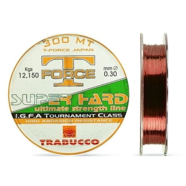 Trabucco T-Force Super Hard 300m 0,25mm Monofil Főzsinór