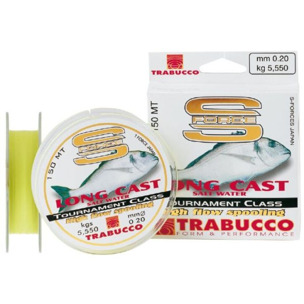 Trabucco S-Force Long Cast 150m 0,18mm Monofil Főzsinór