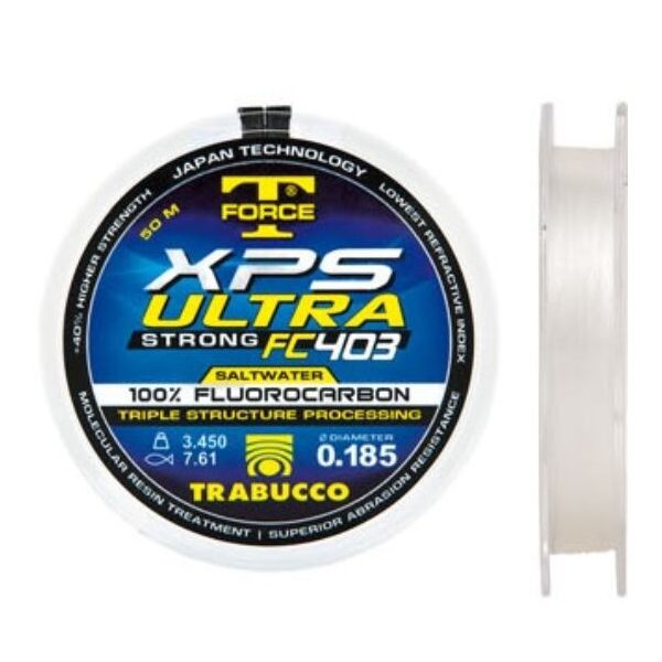 Trabucco T- Force XPS Ultra Fluorocarbon 403 Saltwater 50m 0,282mm Monofil Előkezsinór