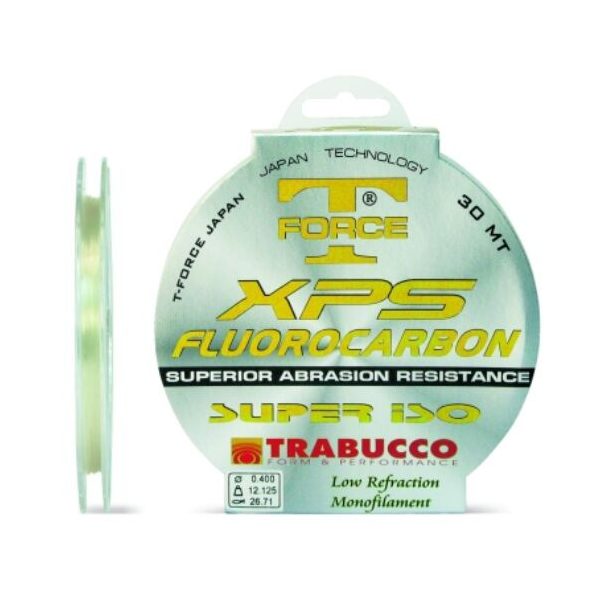 Trabucco T-Force Fluorocarbon Super ISO 20m 0,80mm Monofil Előkezsinór