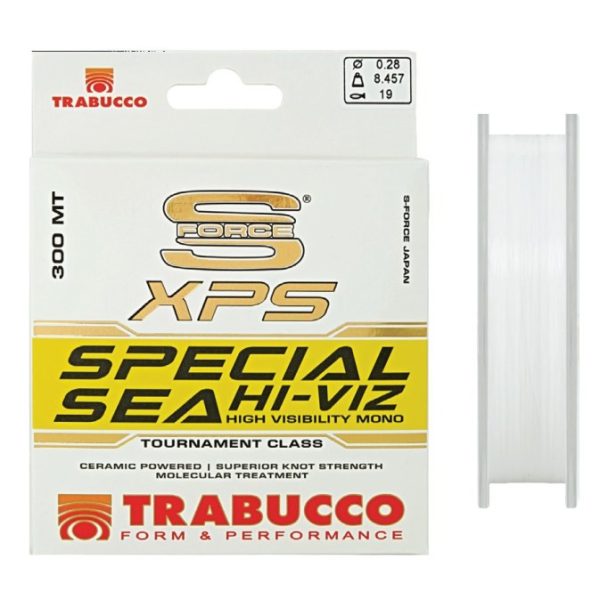 Trabucco S-Force XPS Special Sea Hi-Viz 300m 0,18mm Monofil Főzsinór