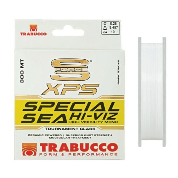 Trabucco S-Force XPS Special Sea Hi-Viz 300m 0,28mm Monofil Főzsinór