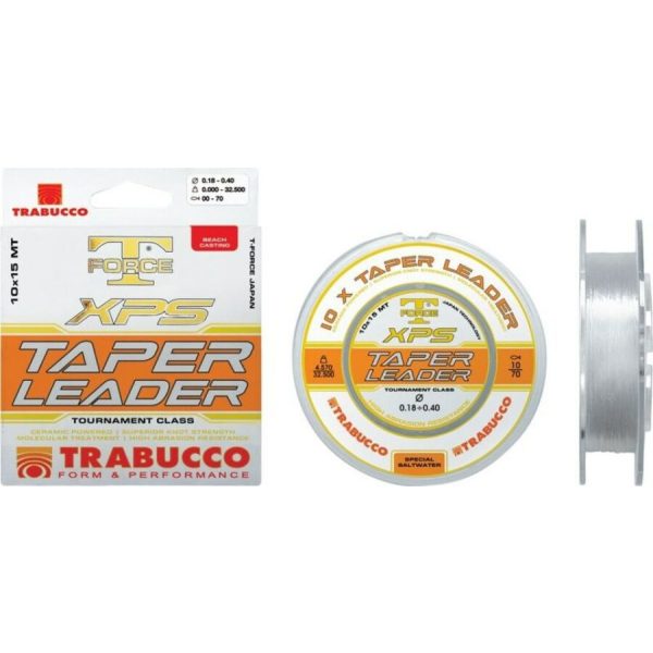 Trabucco T-Force XPS Taper Leader 10*15m 0,57-0,23mm Monofil Előkezsinór