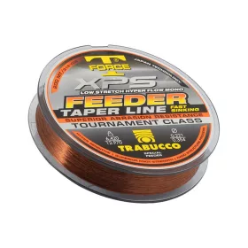   Trabucco TF XPS Feeder Taper Line Barna 0,20-0,32mm 200m Elvékonyodó Monofil Zsinór