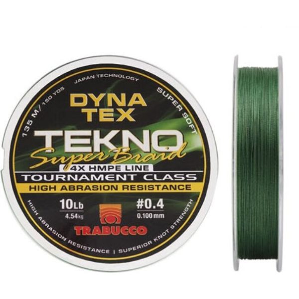 Trabucco Dyna-Tex Tekno Super Braid 275m 0,37mm Fonott Főzsinór