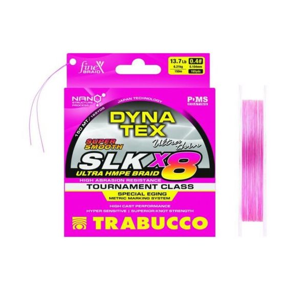Trabucco Dyna-Tex SLK X8 Special EGI 150m 0,104mm Fonott Főzsinór