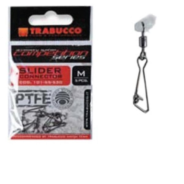 Trabucco Slider Connector M Teflonos Csúszó Úszórögzítő 5db