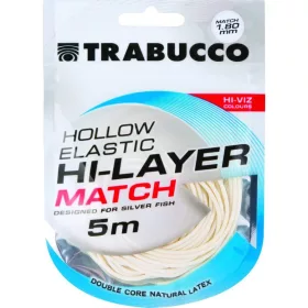   Trabucco Hi-Layer Hollow Elastic Match Rakós Csőgumi 1,8mm 5m