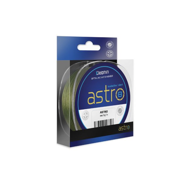 Delphin ASTRO 8 zöld 130m 0,23mm 36,3lbs