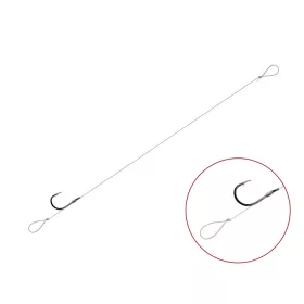 Feeder kötött horog Delphin FLR Loop / 6db 12cm #6