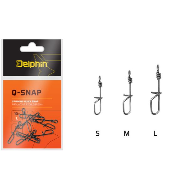 Pergető kapcsolat Delphin Q-SNAP / 10db / 0,6mm S