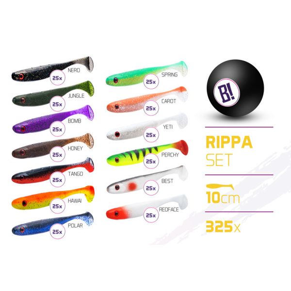 Műcsali szettek BOMB Rippa / 325db 10cm