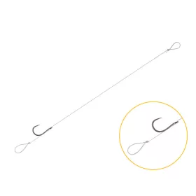 Feeder kötött horog Delphin FLR Loop / 6db 8cm #6 SM
