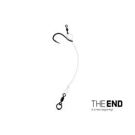   Delphin  THE END CHOD Rig kötött horog 4db Előkötött horog 6cm/0,45mm