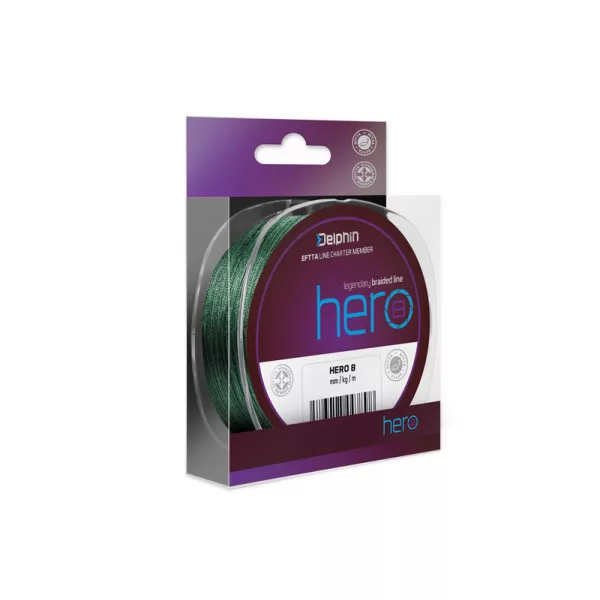 Delphin HERO 8 0,40mm Fonott zöld