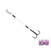 Delphin BOMB! Twisto RIGS Fluorocarbon / 3db Fluorocarbon 4 10cm