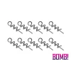 Delphin BOMB! Twisto ScrewLOCK / 10db JIG fej spirál M