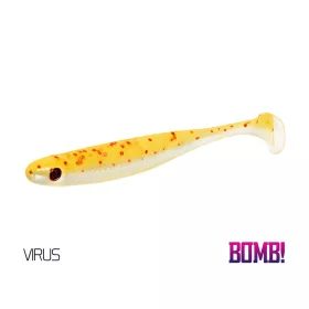 Delphin BOMB! Gumihal Rippa - Virus 5db Gumi műcsali 10cm