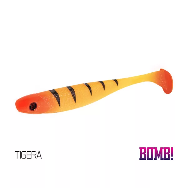 Delphin BOMB! Gumihal Rippa - Tigera 5db Gumi műcsali 10cm