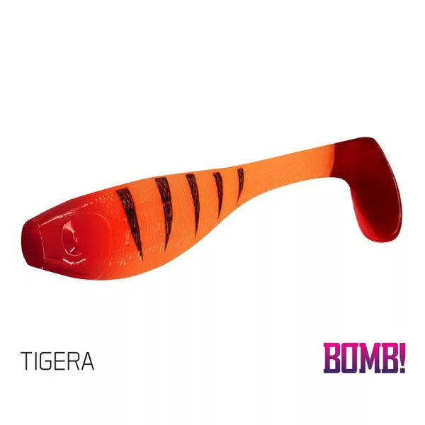 Delphin BOMB! Gumihal Fatty - Tigera 5db Gumi műcsali 10cm
