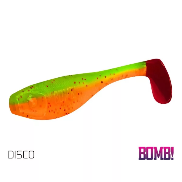 Delphin BOMB! Gumihal Fatty - Disco 5db Gumi műcsali 10cm