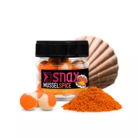   Csalizás, etetés - Horogcsali - Delphin D SNAX POP csali 10mm Kagyló-Fűszer Pop Up Feeder Csali