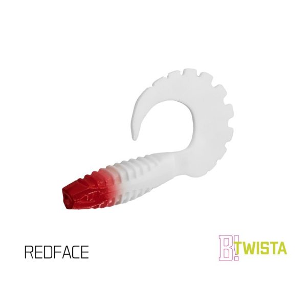 Gumihal Delphin TWISTA UVs / 5db 8cm/RedFACE