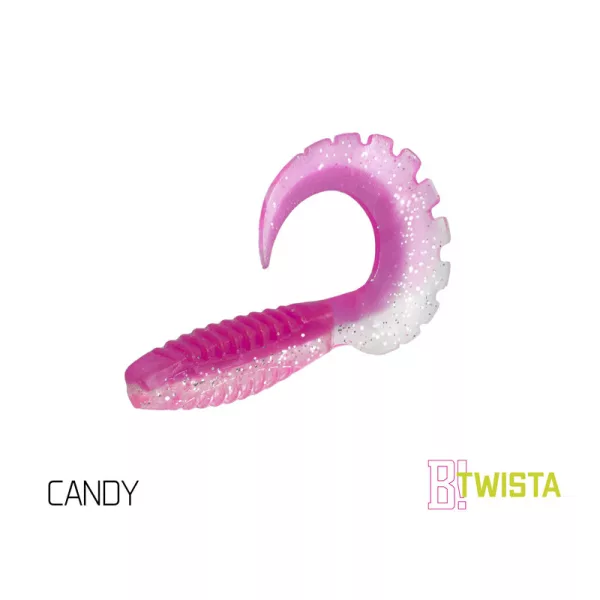Gumihal Delphin TWISTA UVs / 5db 10cm/CANDY