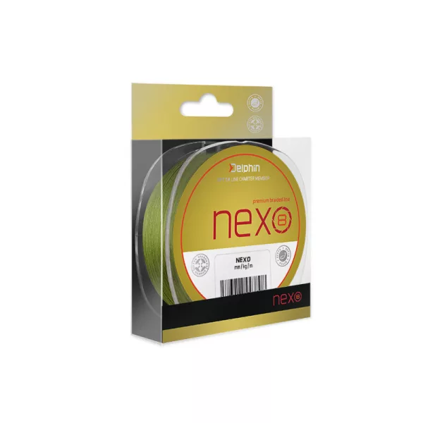 Delphin  NEXO 8 / zöld Fonott zsinór 0,25mm 130m
