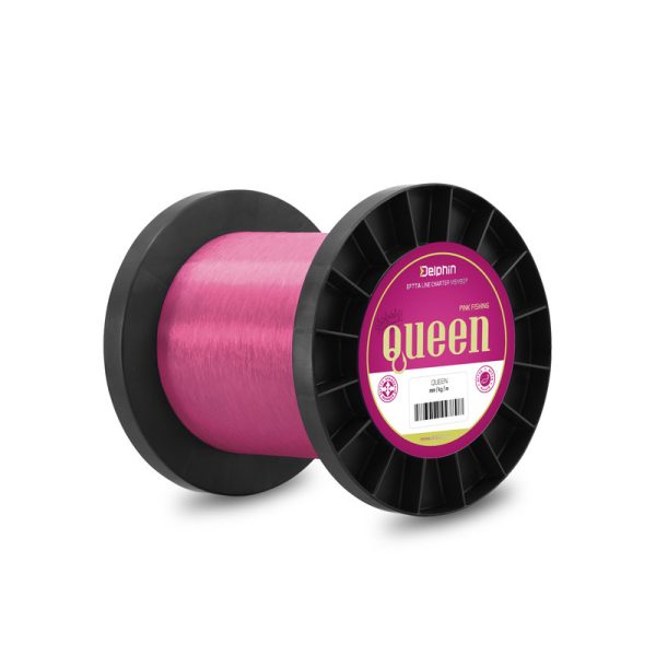 Delphin Queen Carp 0,25mm 30000m Rózsaszín Monofil Főzsinór