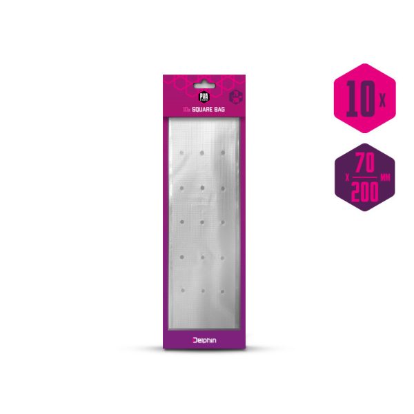 Delphin PVA n tastic PVA tasak lyukakkal és rögzítő szalaggal  / 10db 200x70mm