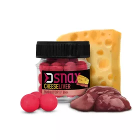   Delphin D SNAX POP csali 12mm/20g Sajt - máj Pop Up Feeder Csali