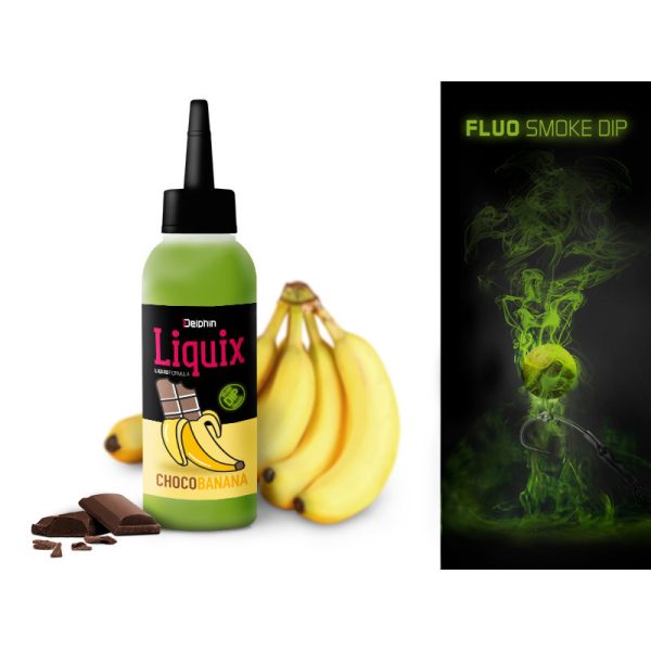 Delphin Fluo dip D SNAX LiquiX /100ml Csokoládé-Banán liquid