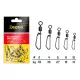 Delphin Rolling Swivel With T Snap - #4 Forgókapocs 10db