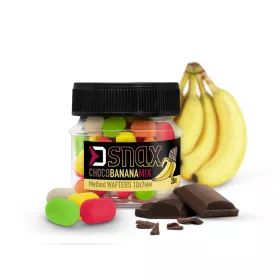   Delphin MIX D SNAX WAFT csali 10x7mm/20g Csokoládé-Banán wafters
