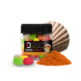   Delphin MIX D SNAX WAFT csali 10x7mm/20g Kagyló-Fűszer wafters